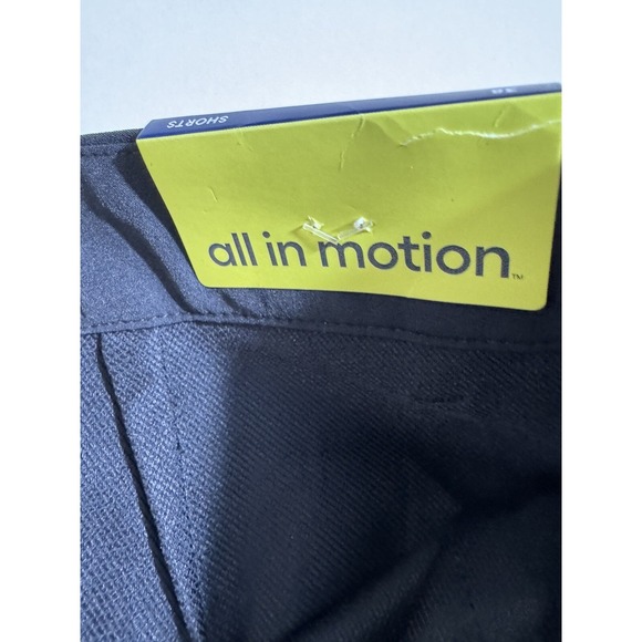 All in Motion Men's Size 38 Travel Shorts Black With Pockets - Picture 5 of 8